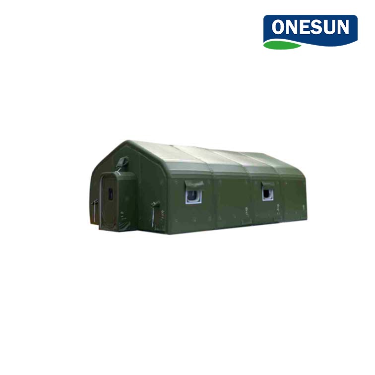 Military inflatable tents