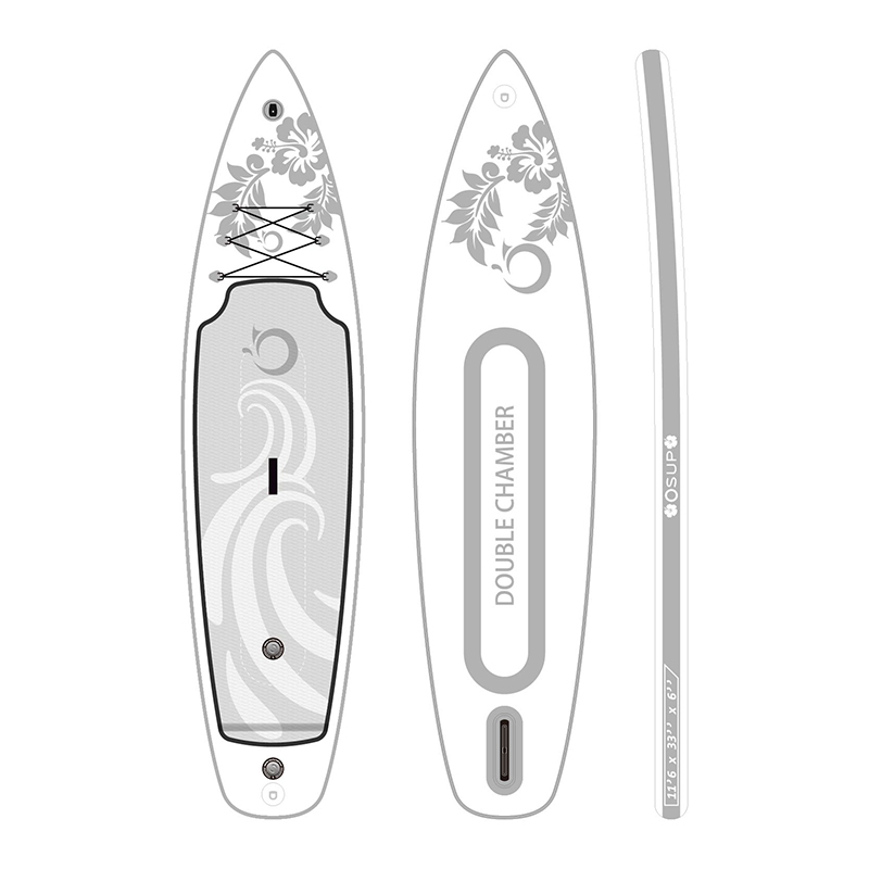 Double chamber inflatable Stand Up Paddle Board