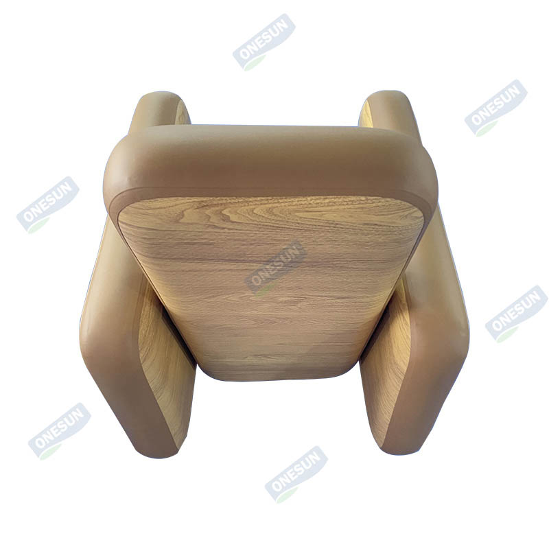Long Wood Grain Inflatable Seat