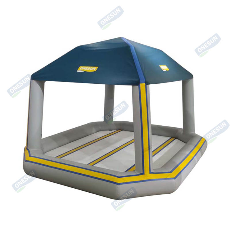 Inflatable watergame tent