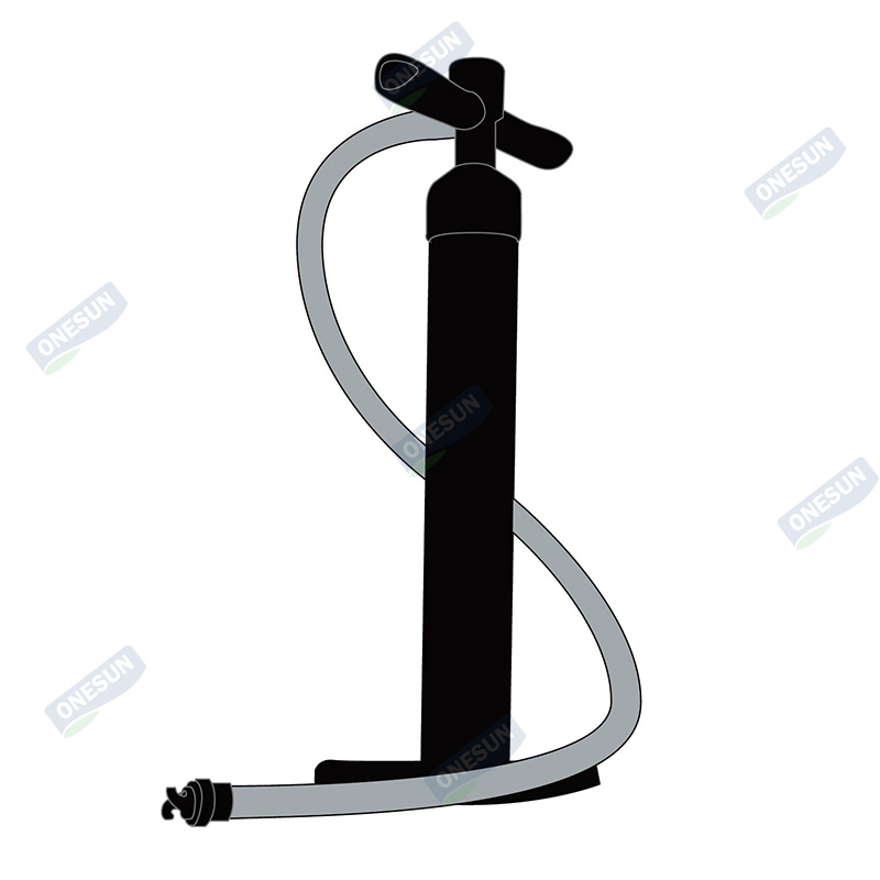Inflatable Stand Up Paddle Board Handpump Black