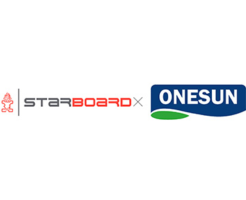 Starboard, the world's top brand, has officially signed with ONESUN